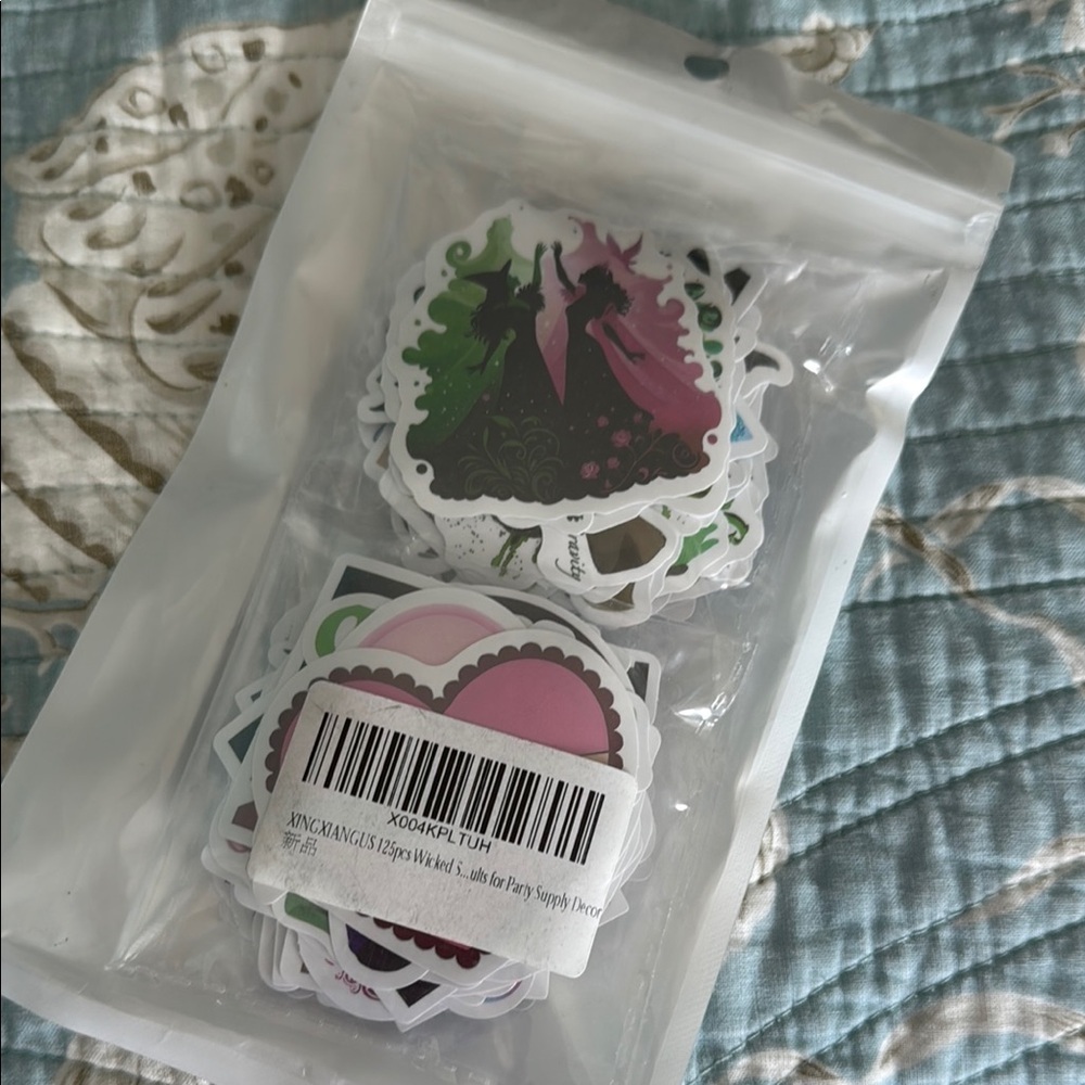 New Wicked Sticker Set - Pink and Green